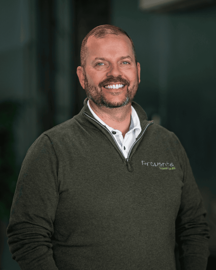 Bilde av representant fra Proventa Innemiljø AS for kontakt og kundeservice.